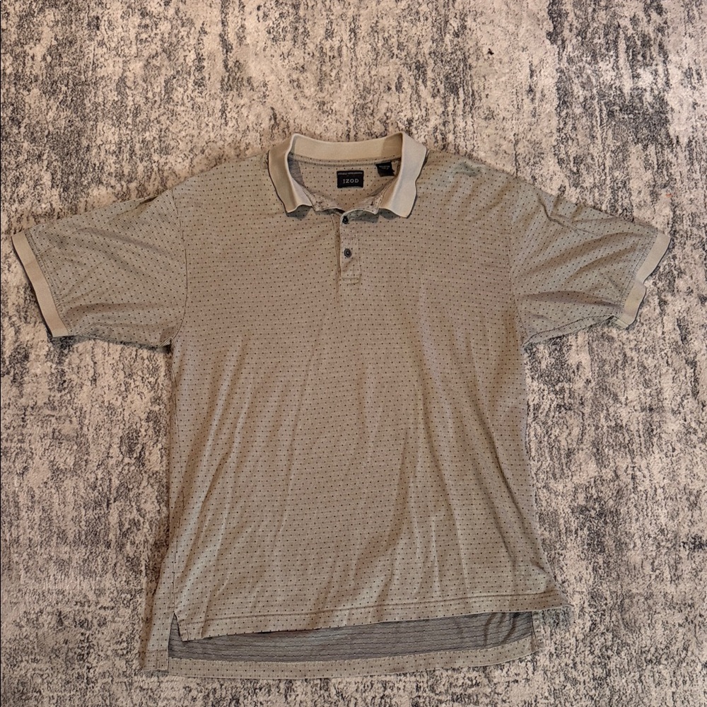 Izod Light Gray Polo Shirt